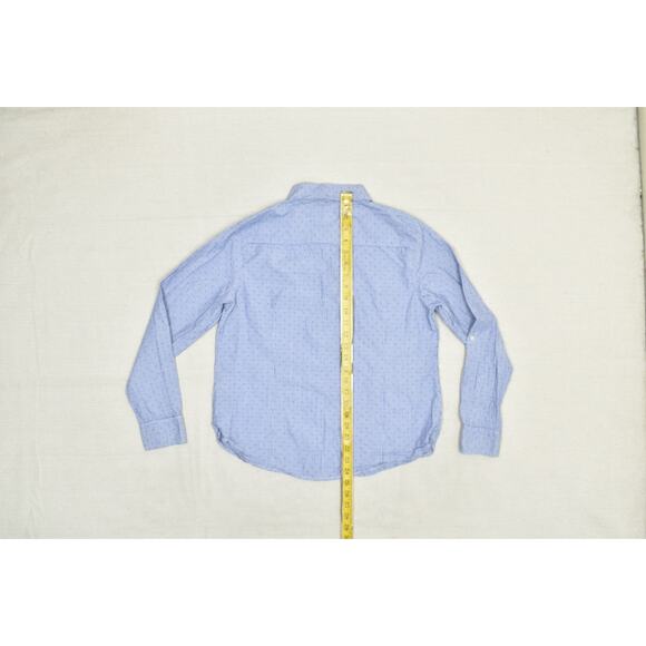 Tommy Hilfiger Shirt Mens Medium Button Up Long Sleeve Pocket Polka Dot - Picture 5 of 8